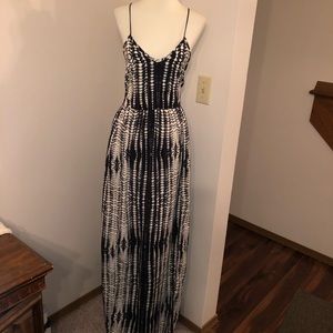 Navy Tye Dye Maxi